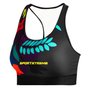 Top de Ciclismo SportXtreme Active Ivy Preto e Vermelho