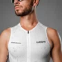 Top de Ciclismo Woom Triathlon Carbon Storm Masculino Branco