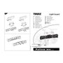 Transbike Placa Com Luzes Thule 976000